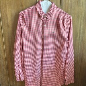Men's Red Checkered Shirt